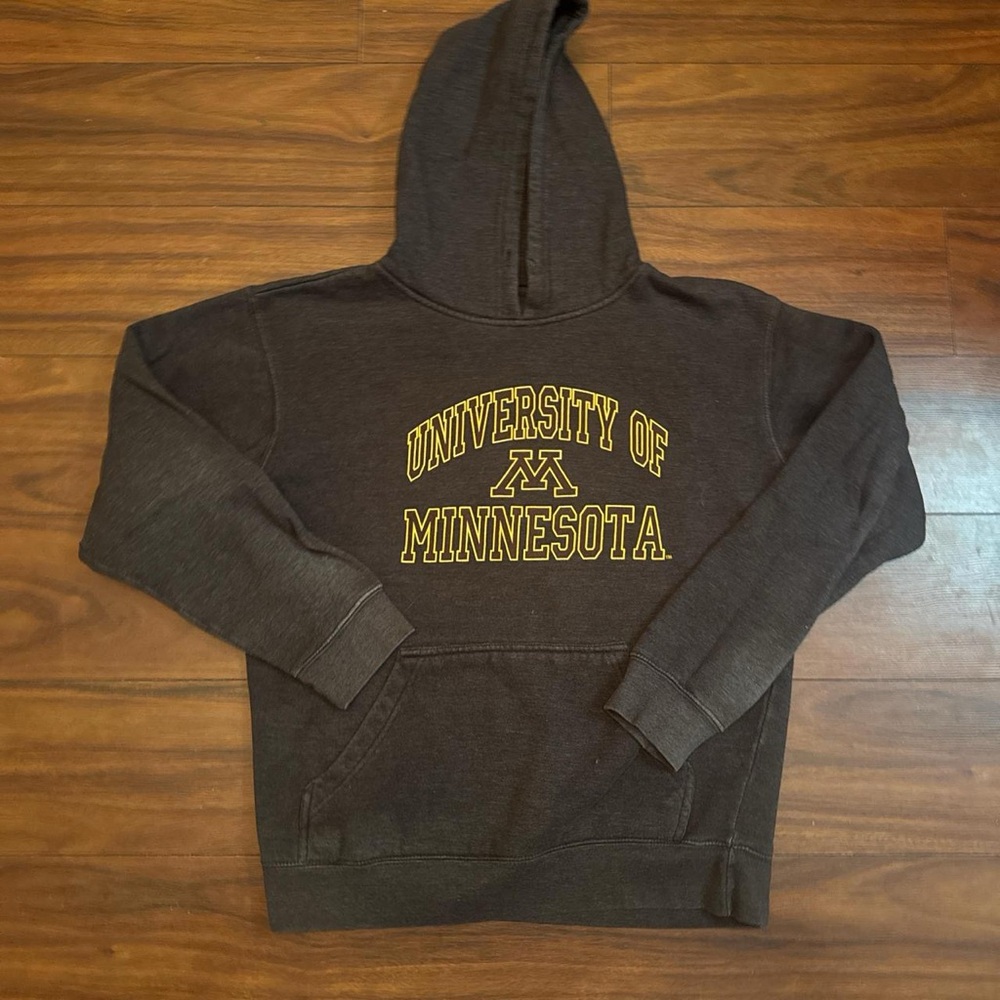 University of Minnesota Hoodie in Dark Gray and Gold